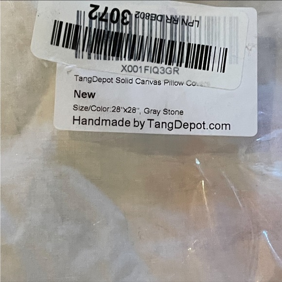 Tang depot 28” canvas throw pillow cover - Picture 6 of 6